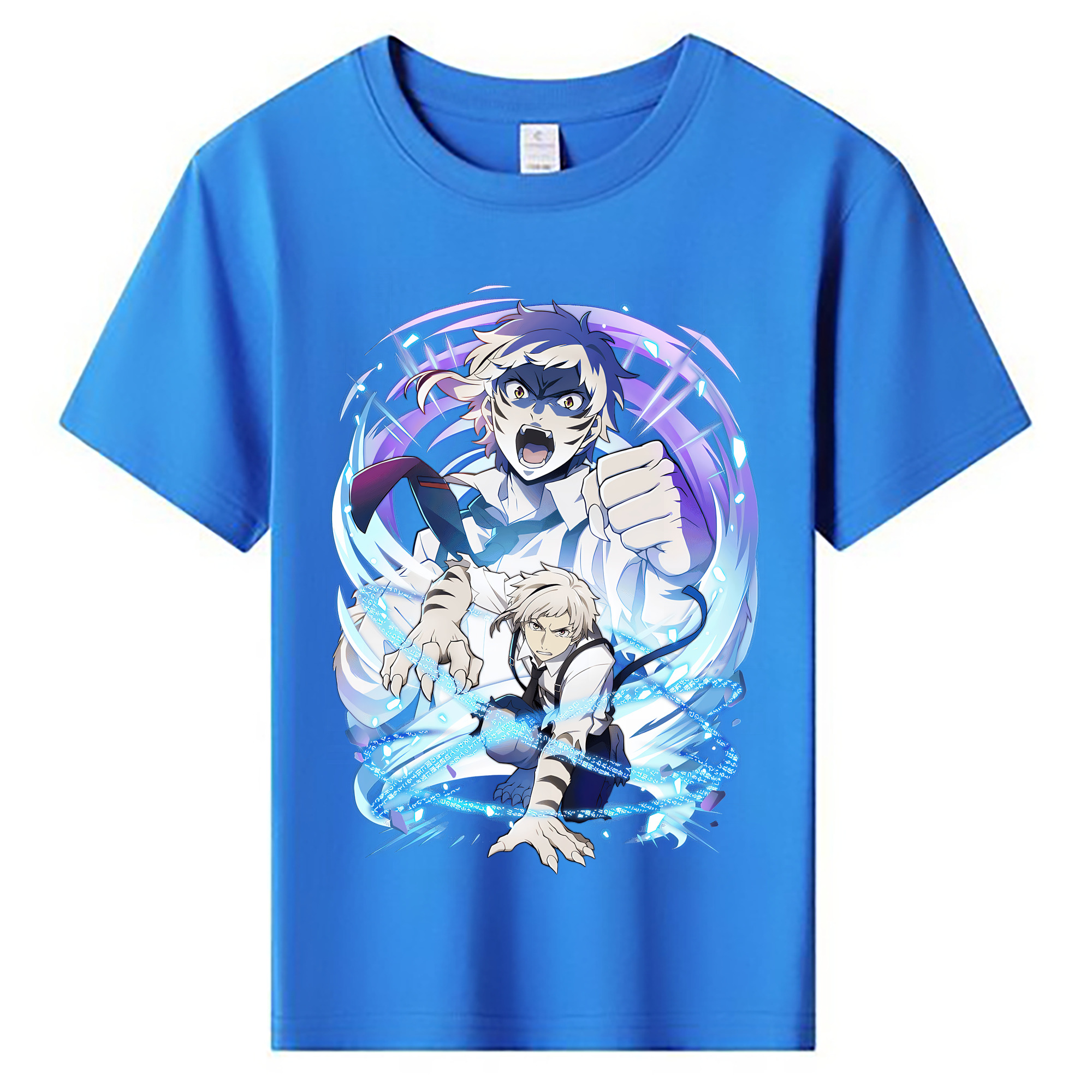 （画像用） 文豪ストレイドッグス Bungo Stray Dogs 綿100％キッズTシャツ（フロントプリント）